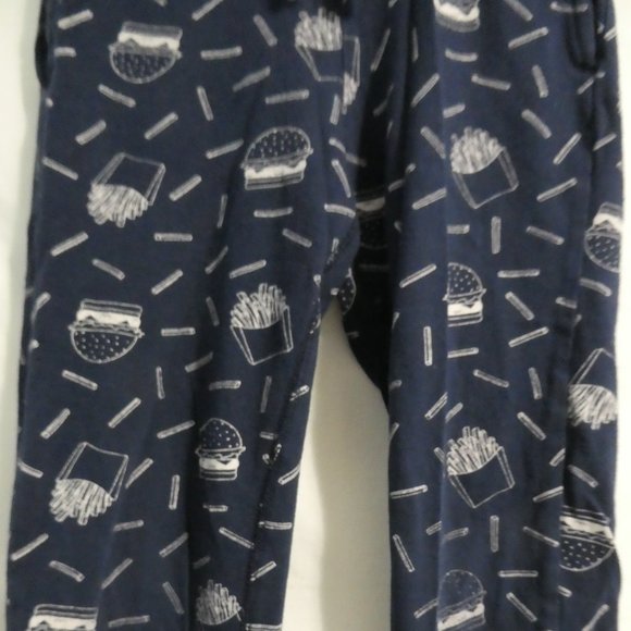 BABY GAP burgers and fries pajama pants with pockets and drawstring waistband - Picture 7 of 14